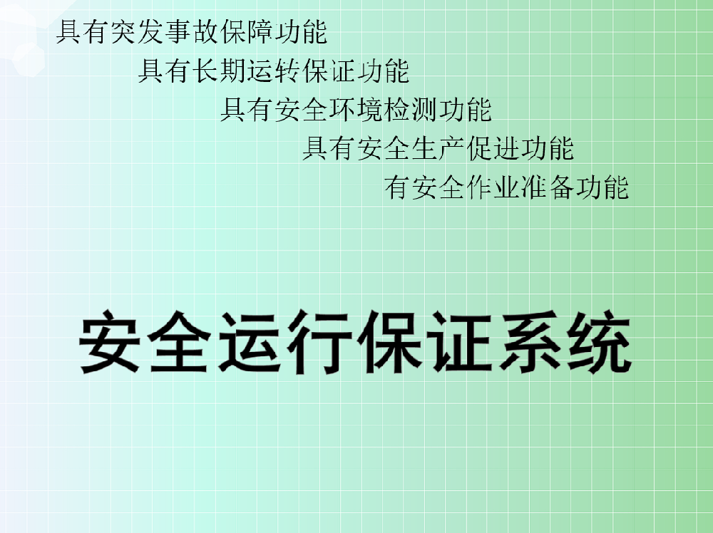 安全运行保证系统